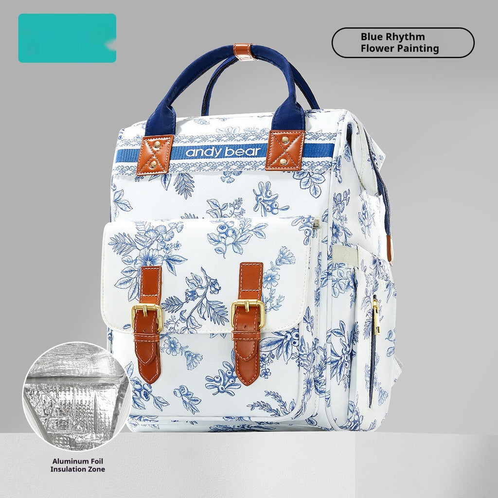 Outdoor Large-Capacity Multi-Functional Mommy Bag Maternity Backpack