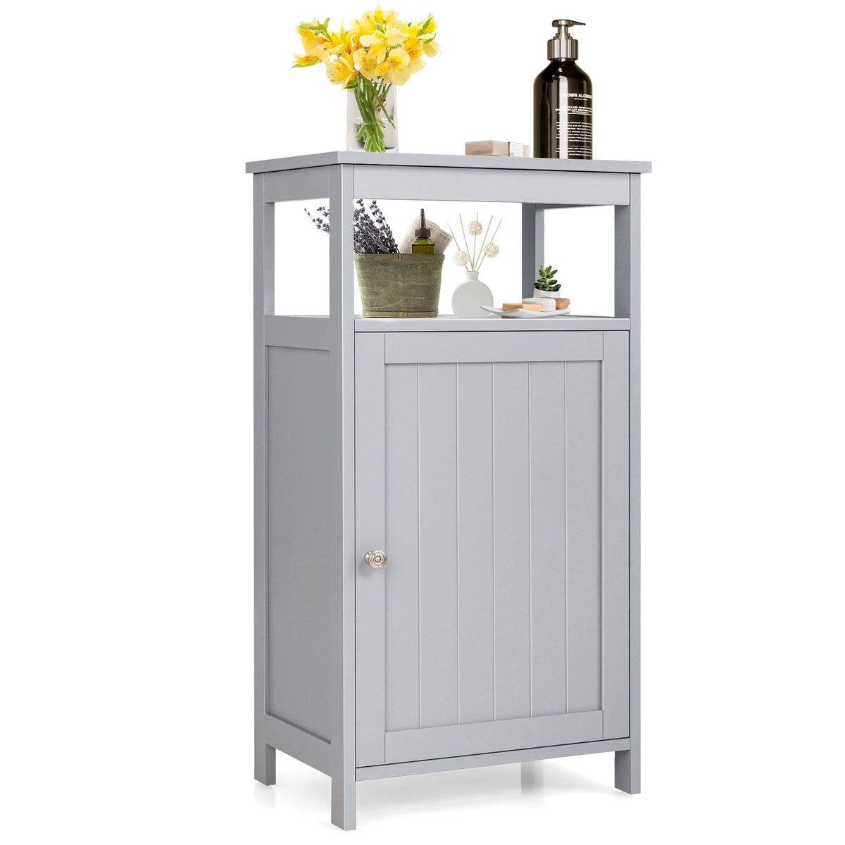 Floor Cabinet Multifunction Storage Rack Organizer Stand
