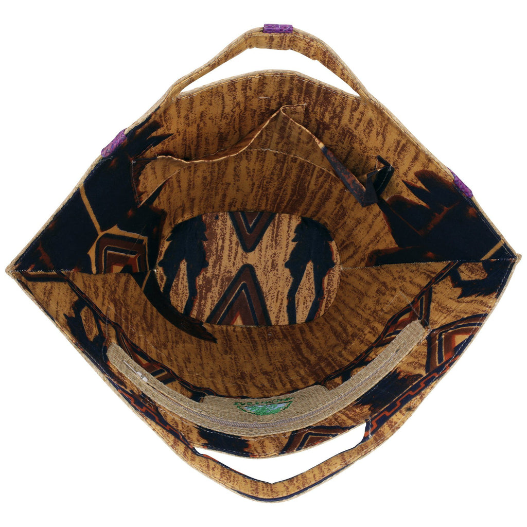 Flora Raffia Bag