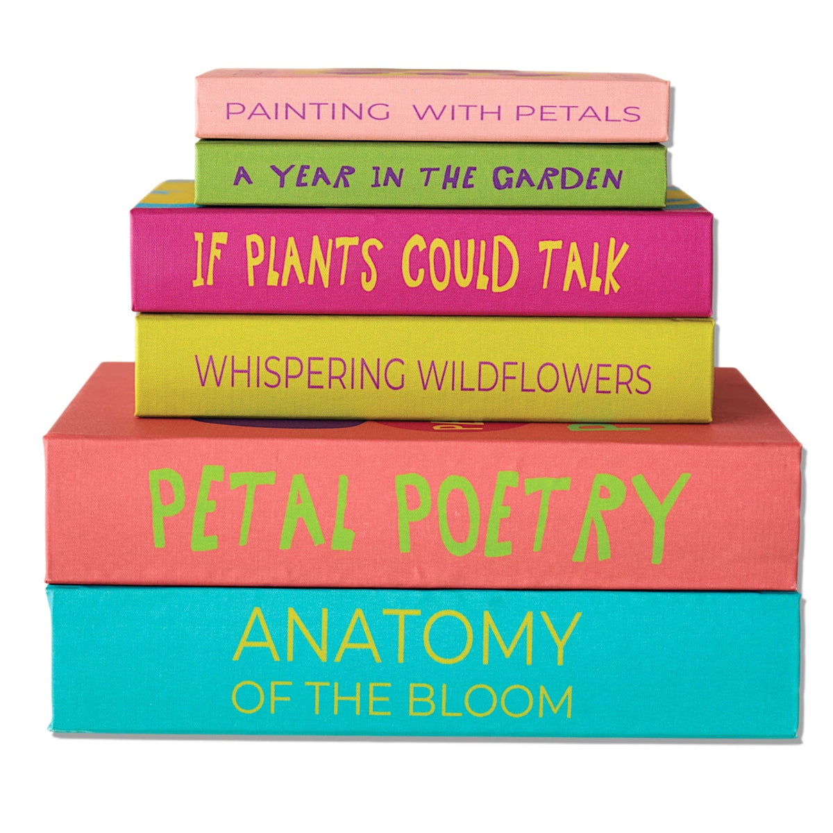 Floral Canvas Storage Book Box