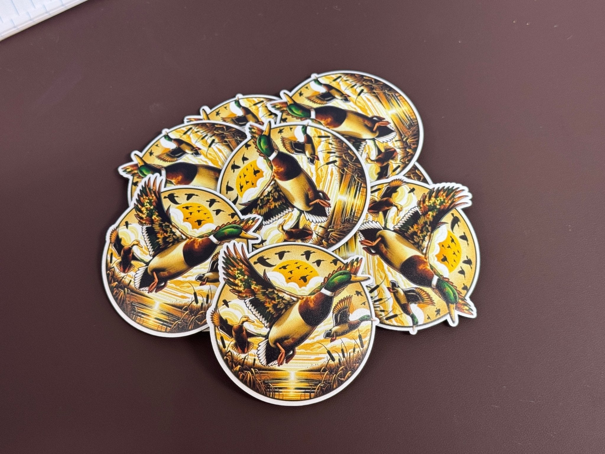 Flying Mallard UV Printed Patches
