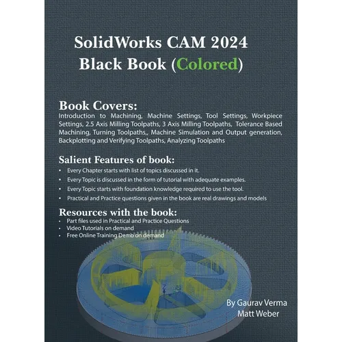 SolidWorks CAM 2024 Black Book: (Colored) - Hardcover