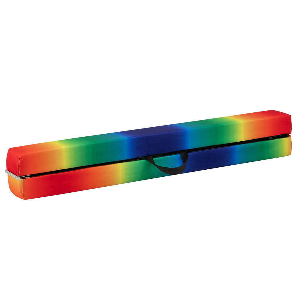 Folding Balance Beam with Solid Wood Base and Anti-slip Bottom