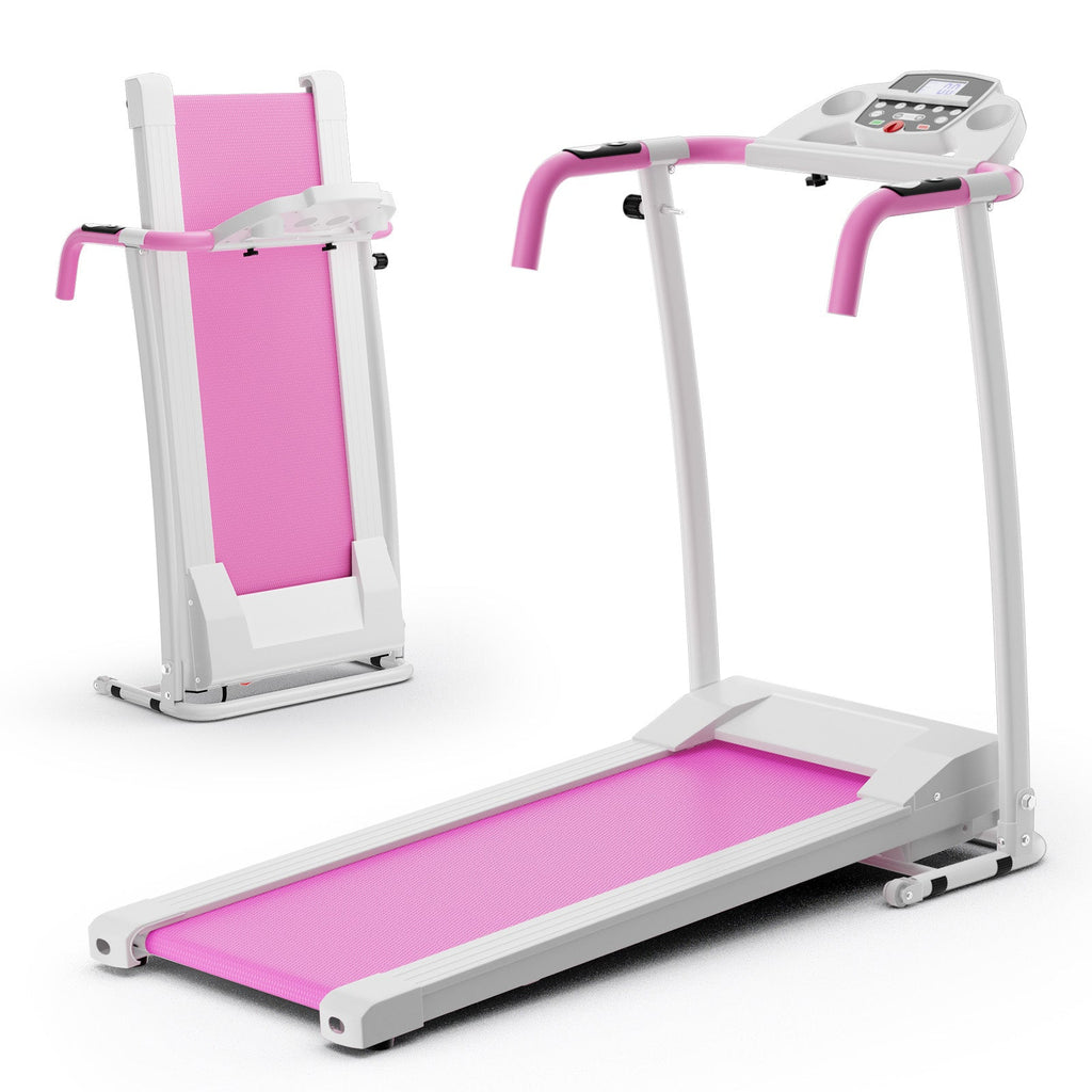 Folding Treadmill with 12 Preset Programs and LCD Display