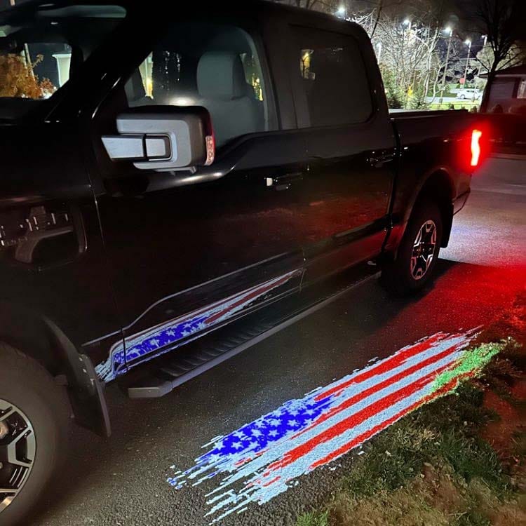 Premium LED Side Wing Mirror Projector Puddle Approach Lights for Ford F250 - 2017-2026