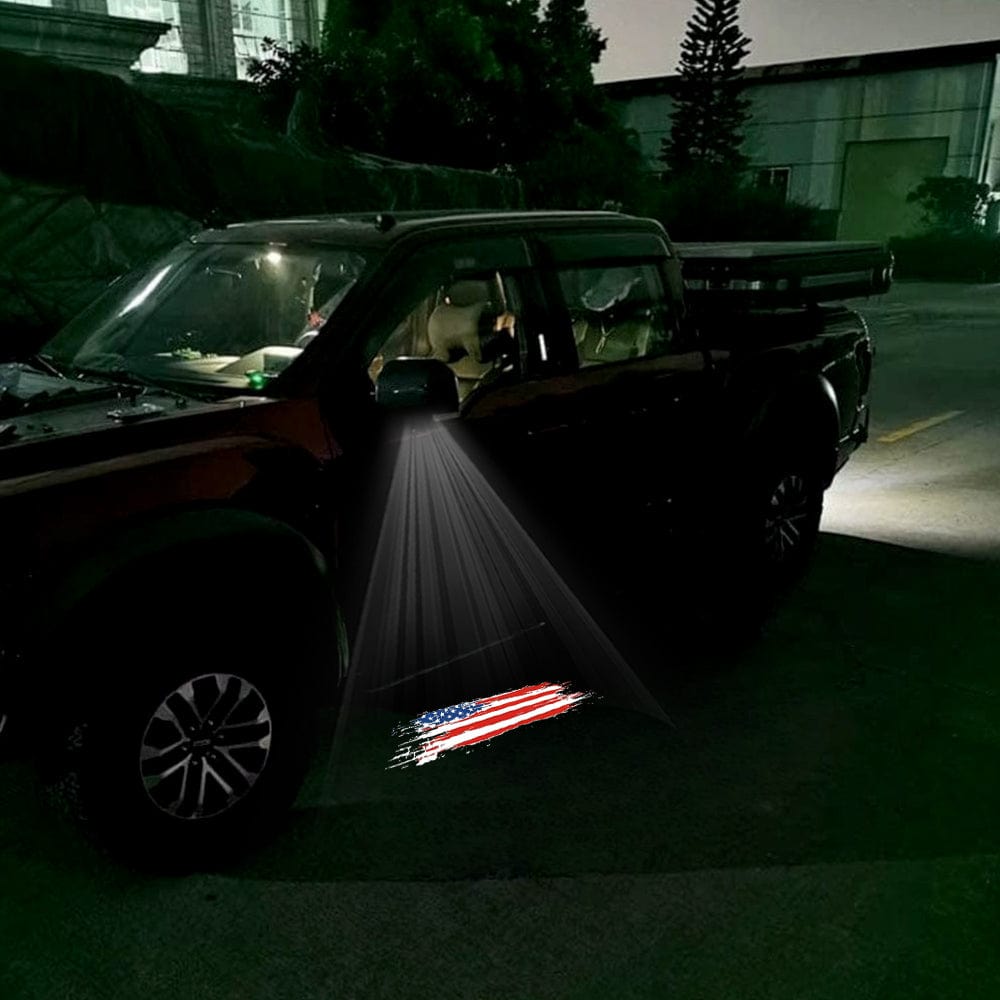 Premium LED Side Wing Mirror Projector Puddle Approach Lights for Ford F250 - 2017-2026