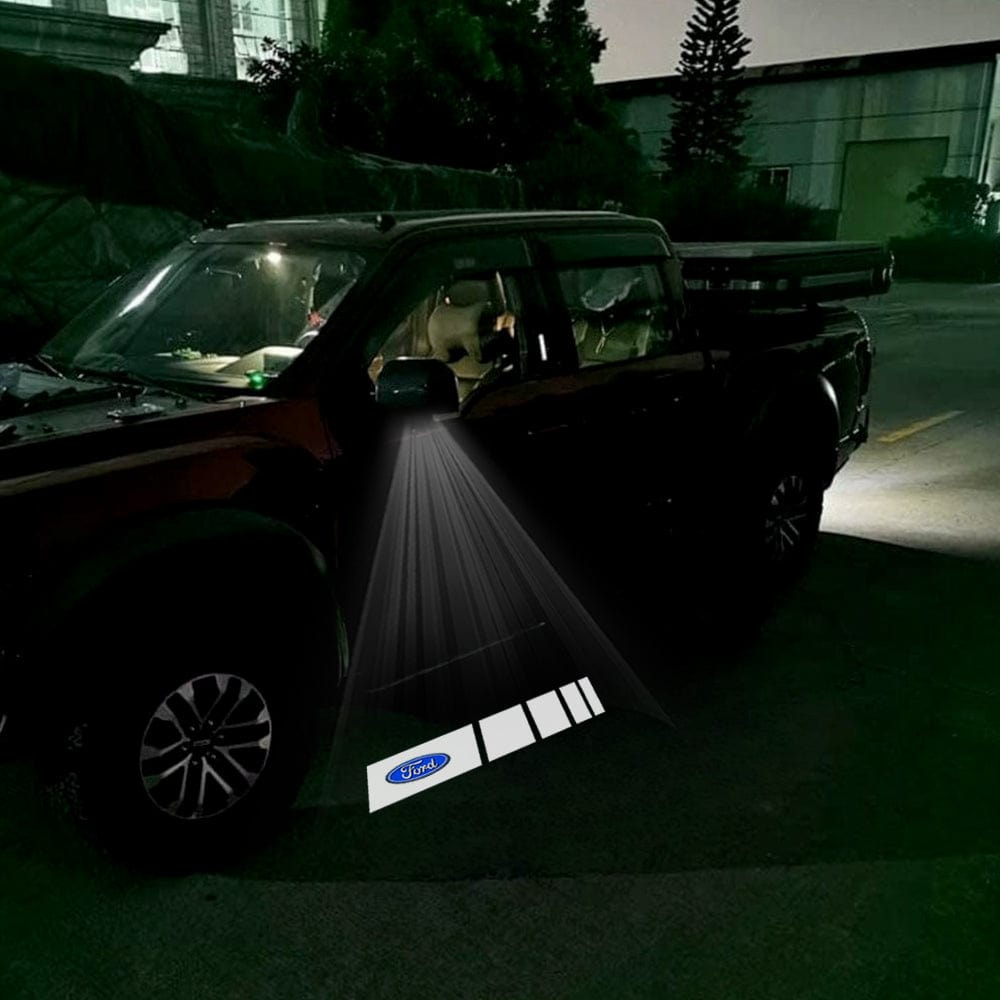 Premium LED Side Wing Mirror Projector Puddle Approach Lights for Ford F450 - 2017-2026
