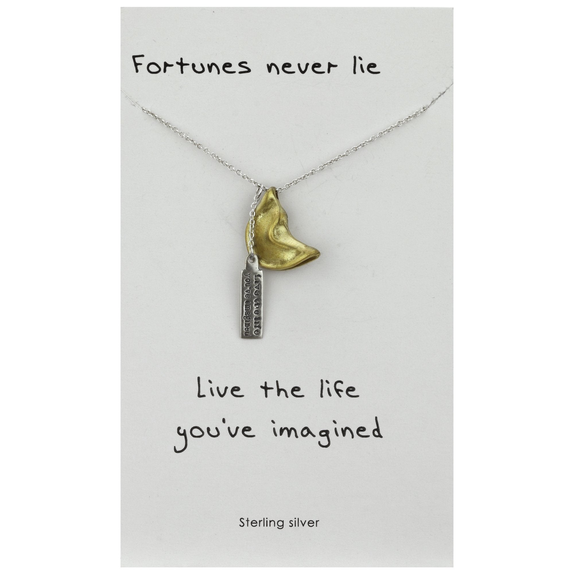 Fortunes Never Lie Sterling Necklace