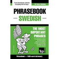 English-Swedish phrasebook and 1500-word dictionary - Paperback