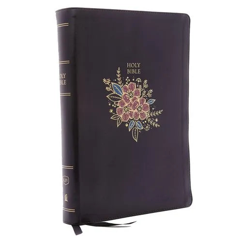 KJV, Deluxe Reference Bible, Super Giant Print, Imitation Leather, Black, Indexed, Red Letter Edition - Imitation Leather