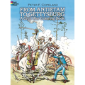 From Antietam to Gettysburg: A Civil War Coloring Book - Paperback
