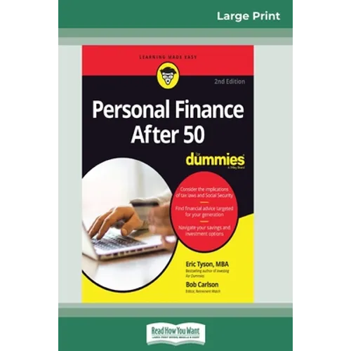 Personal Finance After 50 For Dummies, 2nd Edition (16pt Large Print Edition) - Paperback