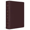 ESV Study Bible, Large Print (Bonded Leather, Burgundy) - Bonded Leather