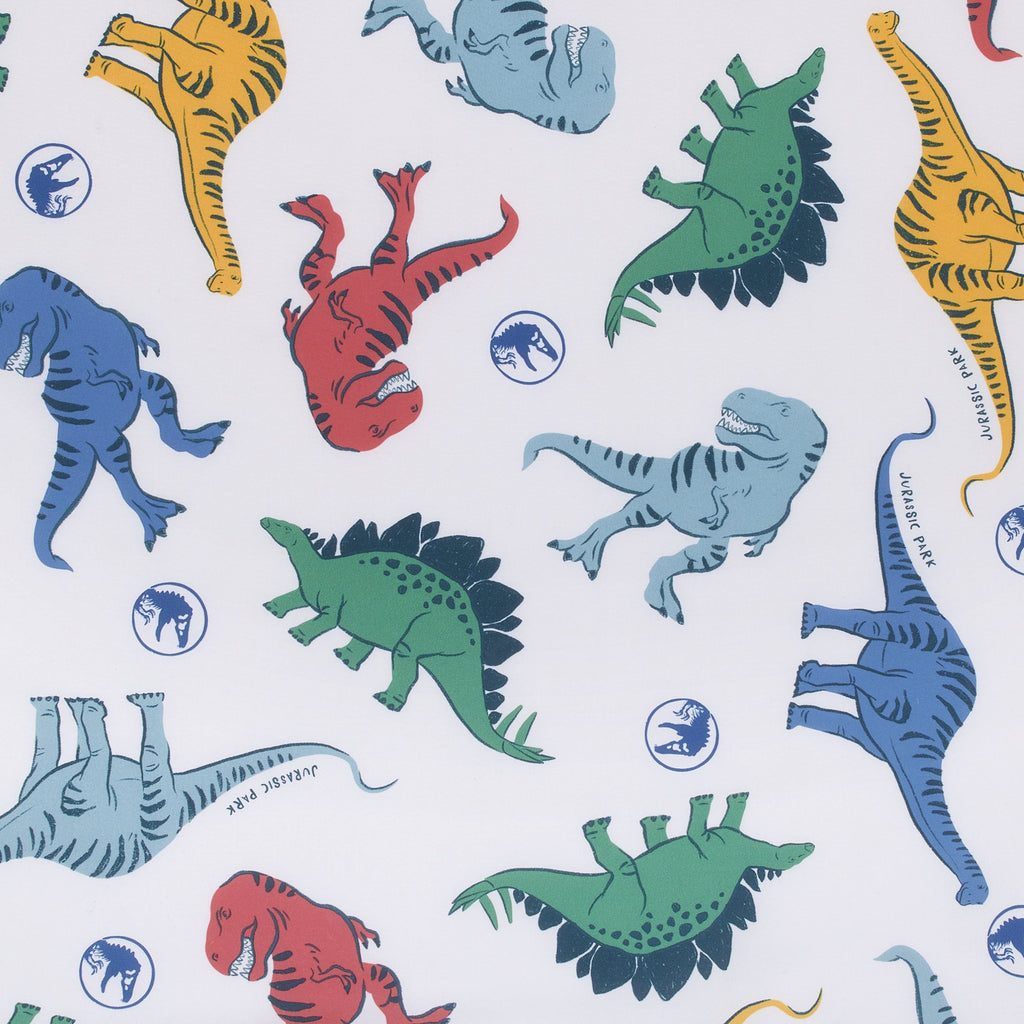 Jurassic World Wild and Free Blue, Green, and Yellow Dinosaur Preschool Nap Pad Sheet