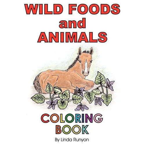 Wild Foods and Animals Coloring Book - Paperback