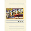 Vintage Lined Notebook Greetings from Fresno, California - Paperback