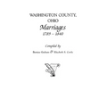 Washington County, Ohio Marriages, 1789-1840 - Paperback