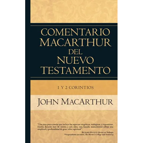 1 Y 2 Corintios - Hardcover