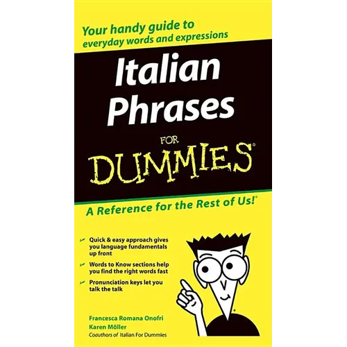 Italian Phrases for Dummies - Paperback