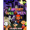 A Spooky Halloween Coloring Book - Paperback