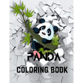 Panda coloring book: A Coloring Book of 35 Unique Panda Coe Stress relief Book Designs Paperback - Paperback