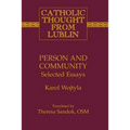 Person and Community: Selected Essays - Paperback