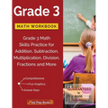 Grade 3 Math Workbook: Grade 3 Math Skills Practice for Addition, Subtraction, Multiplication, Division, Fractions and More - Paperback