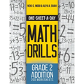 One-Sheet-A-Day Math Drills: Grade 2 Addition - 200 Worksheets (Book 3 of 24) - Paperback