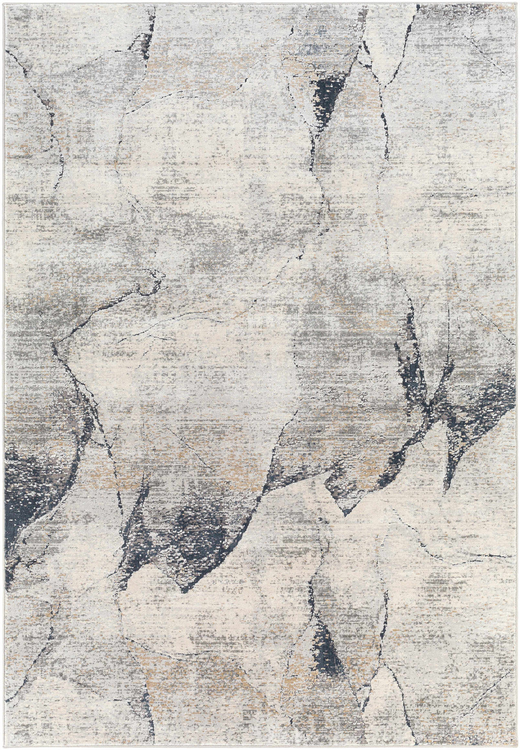 Gasquet Gray Marble Textured Luxe Rug