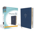 Niv, Bible for Teens, Thinline Edition, Leathersoft, Blue, Red Letter Edition, Comfort Print - Imitation Leather