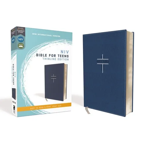 Niv, Bible for Teens, Thinline Edition, Leathersoft, Blue, Red Letter Edition, Comfort Print - Imitation Leather