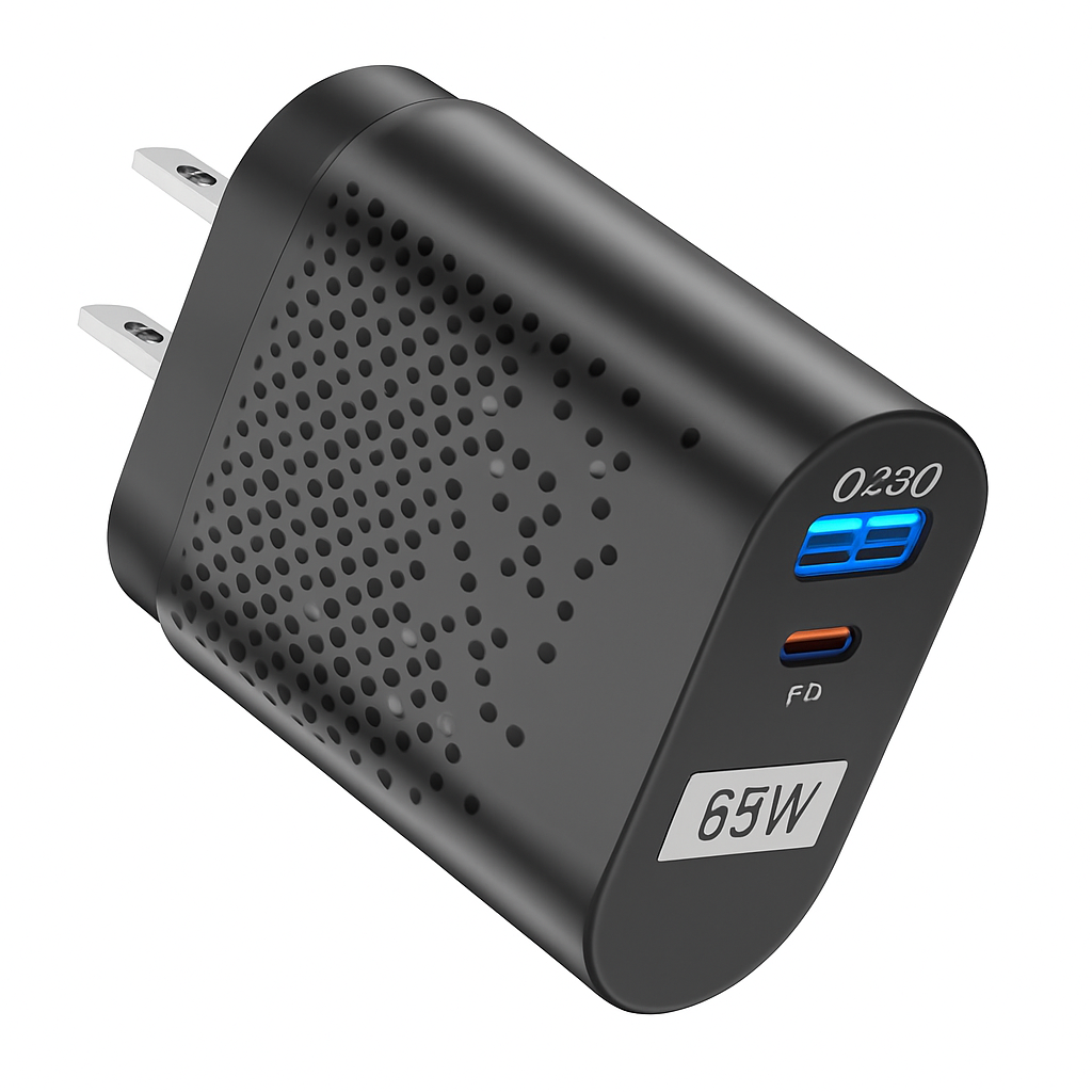 65W USB-C Fast Wall Charger for Laptops & Phones