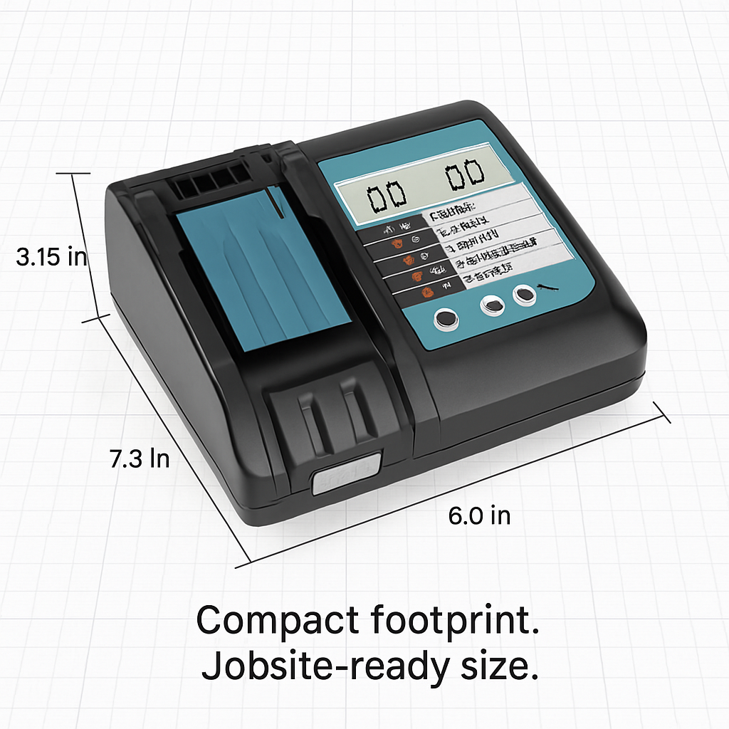 Charger Replacement with LCD Display & USB Port