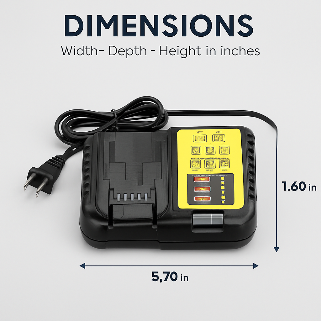 Rapid Charger Replacement for Dewalt Batteries