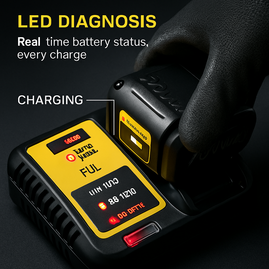 Rapid Charger Replacement for Dewalt Batteries