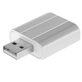 USB Audio Adapter External Stereo Sound Card w/ 3.5mm Headphone Microphone Jack Sound Converter For PC Laptops