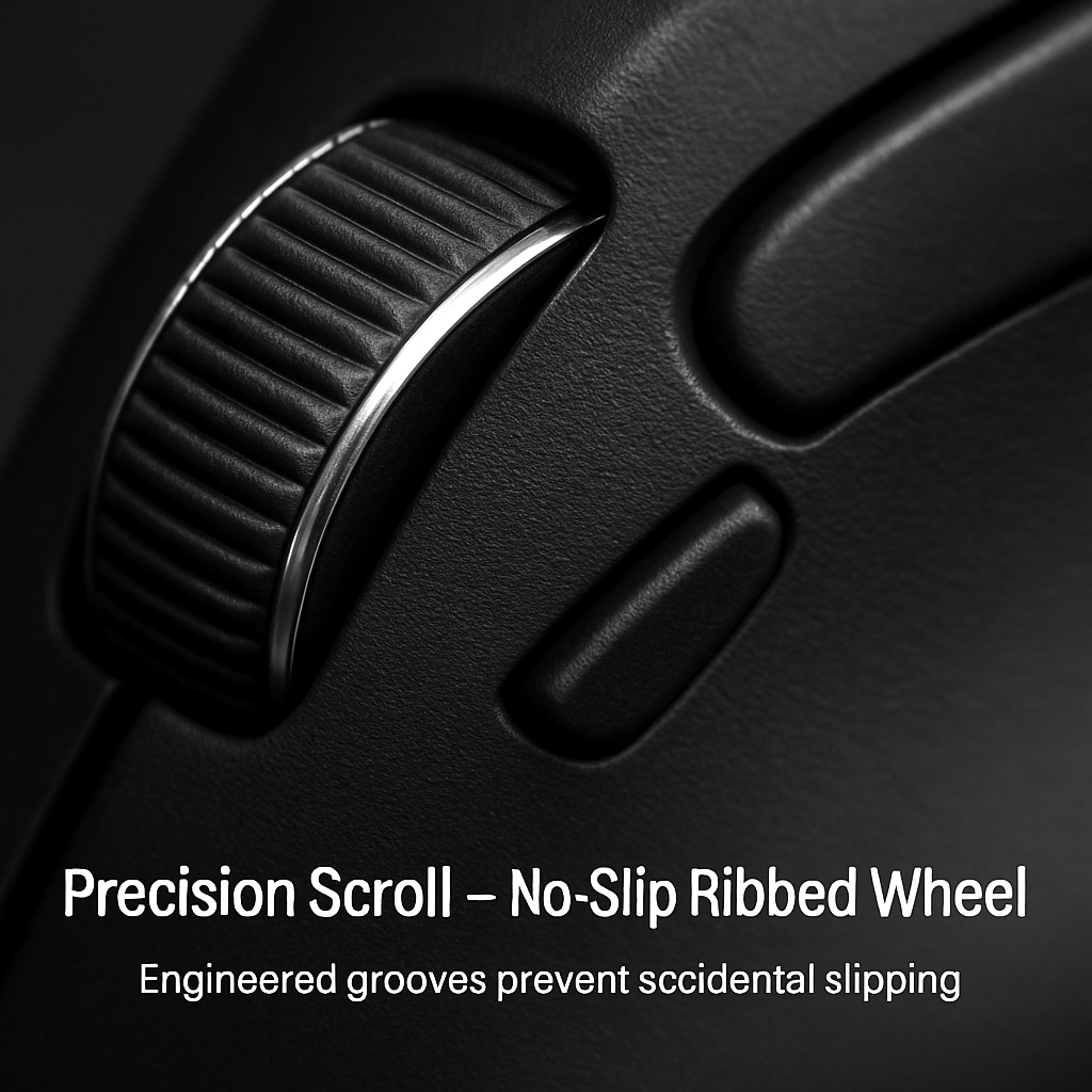 Wireless Vertical Mouse with 6 Buttons and Adjustable DPI
