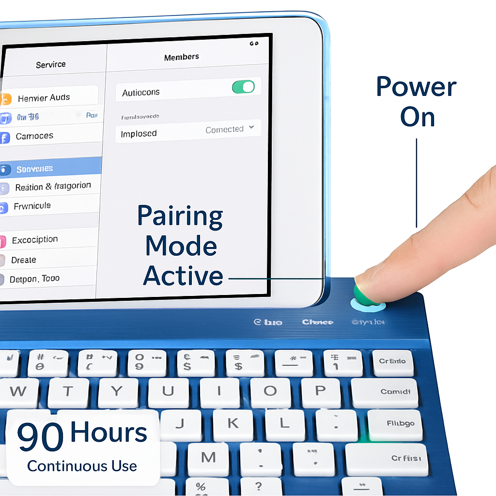 Wireless Keyboard Case for iPad Mini and Mini2