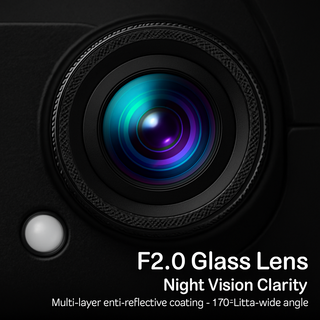 Car Dash Camera with Front & Rear Dual Lens