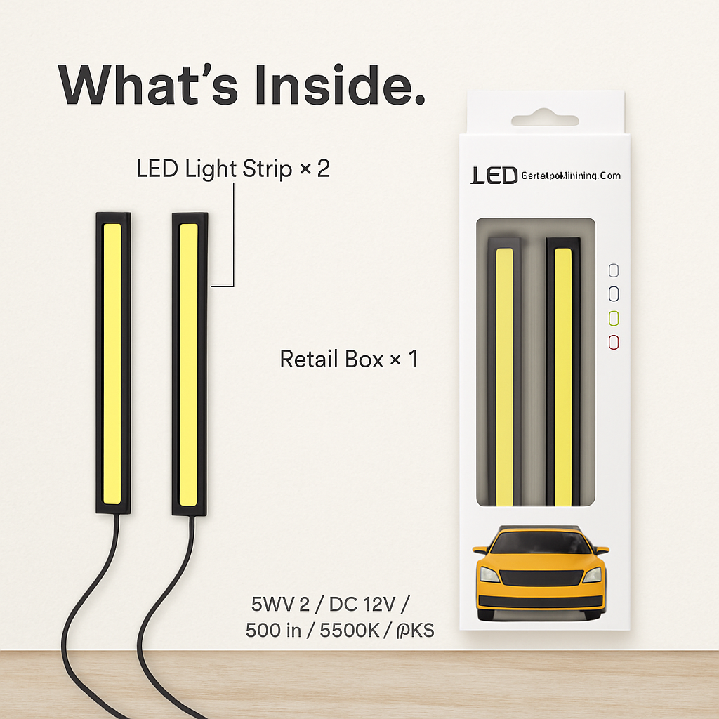 Daytime Running Lights for Cars – Fog Compatible