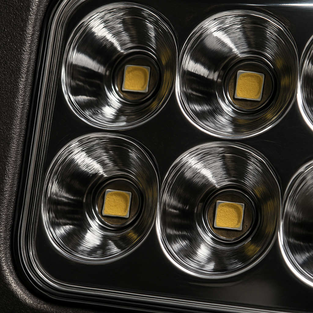 4x6in Car LED Headlights for 10-80V Vehicles