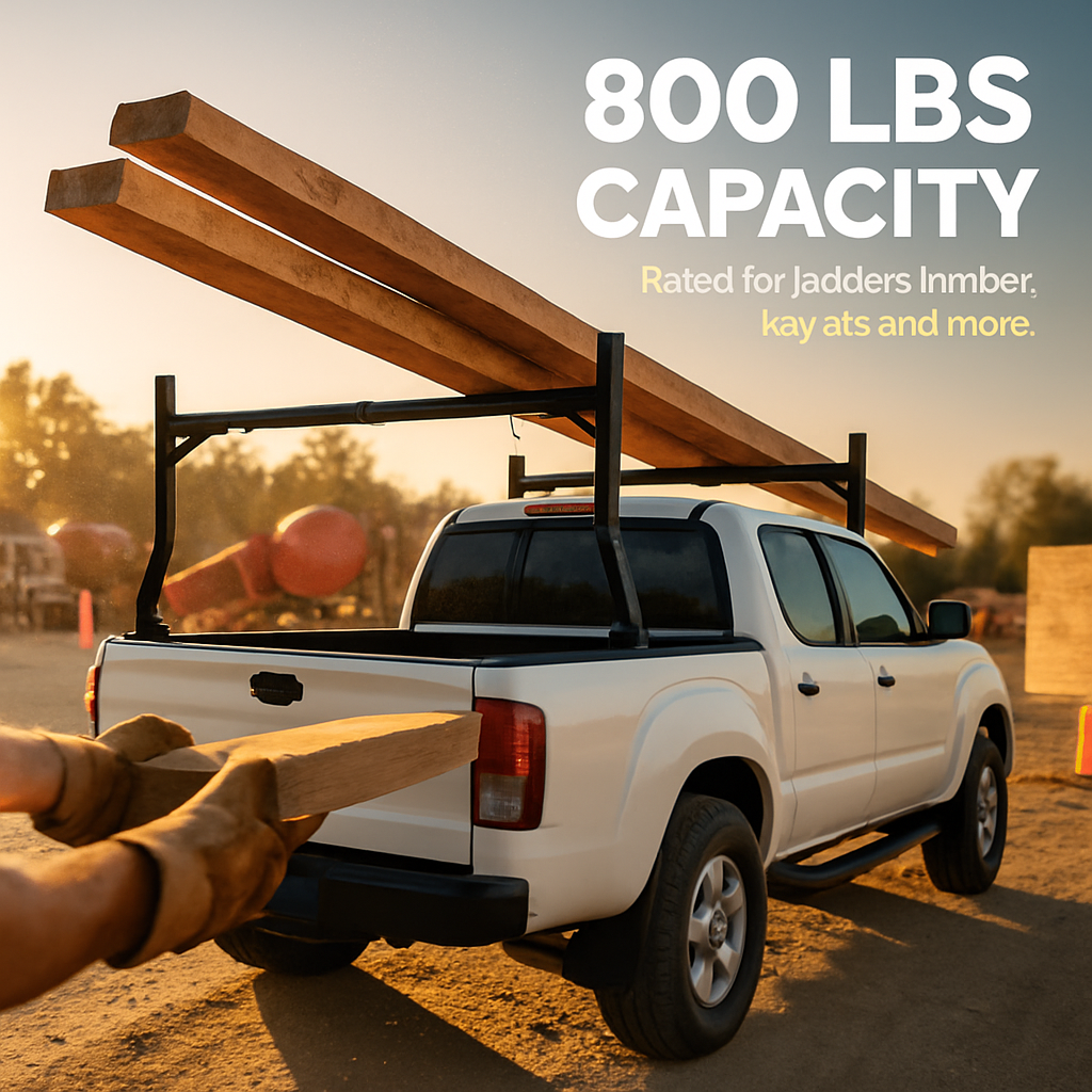 Extendable Truck Ladder Rack for Pickup Trucks