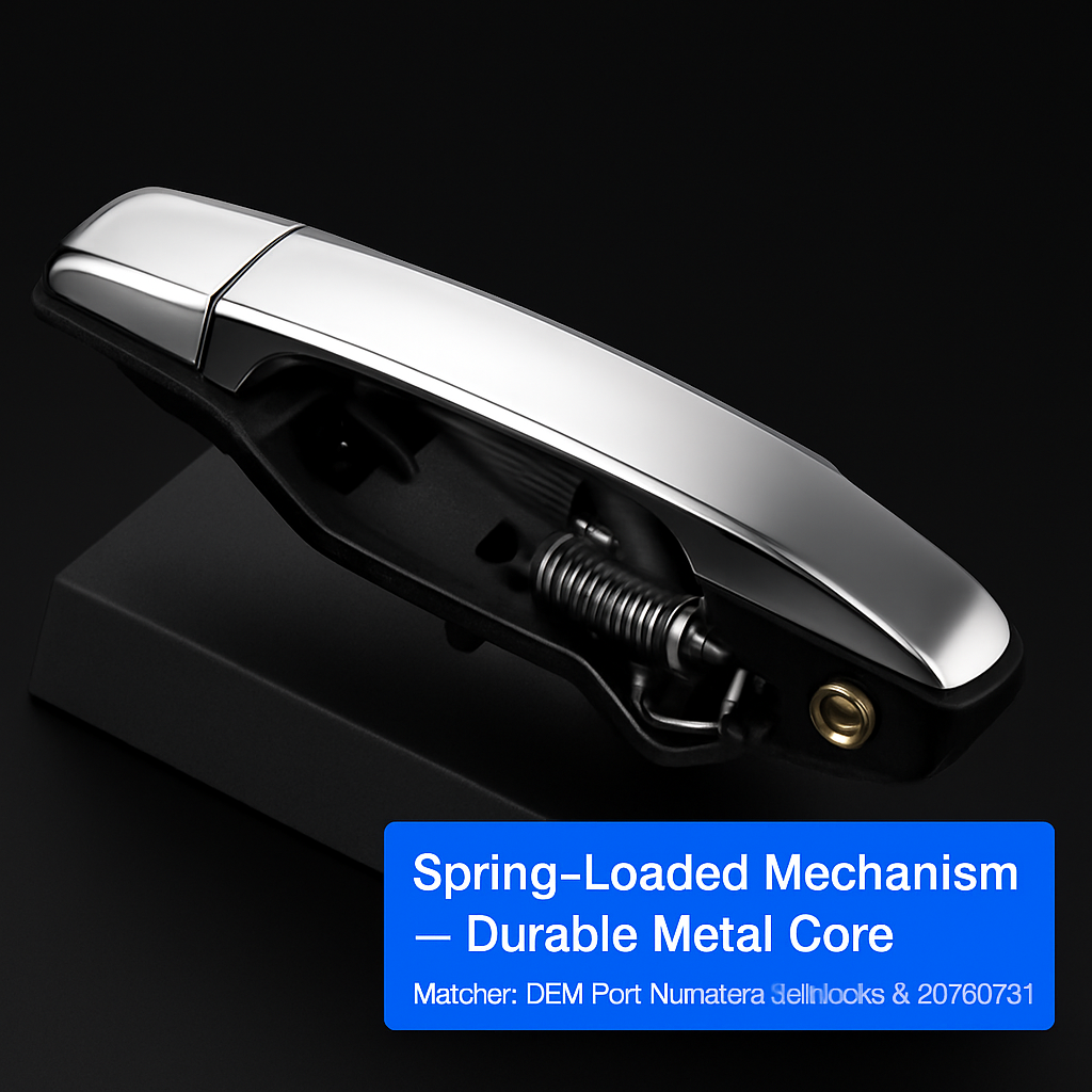 Exterior Door Handle Kit for Trucks - Chrome Finish