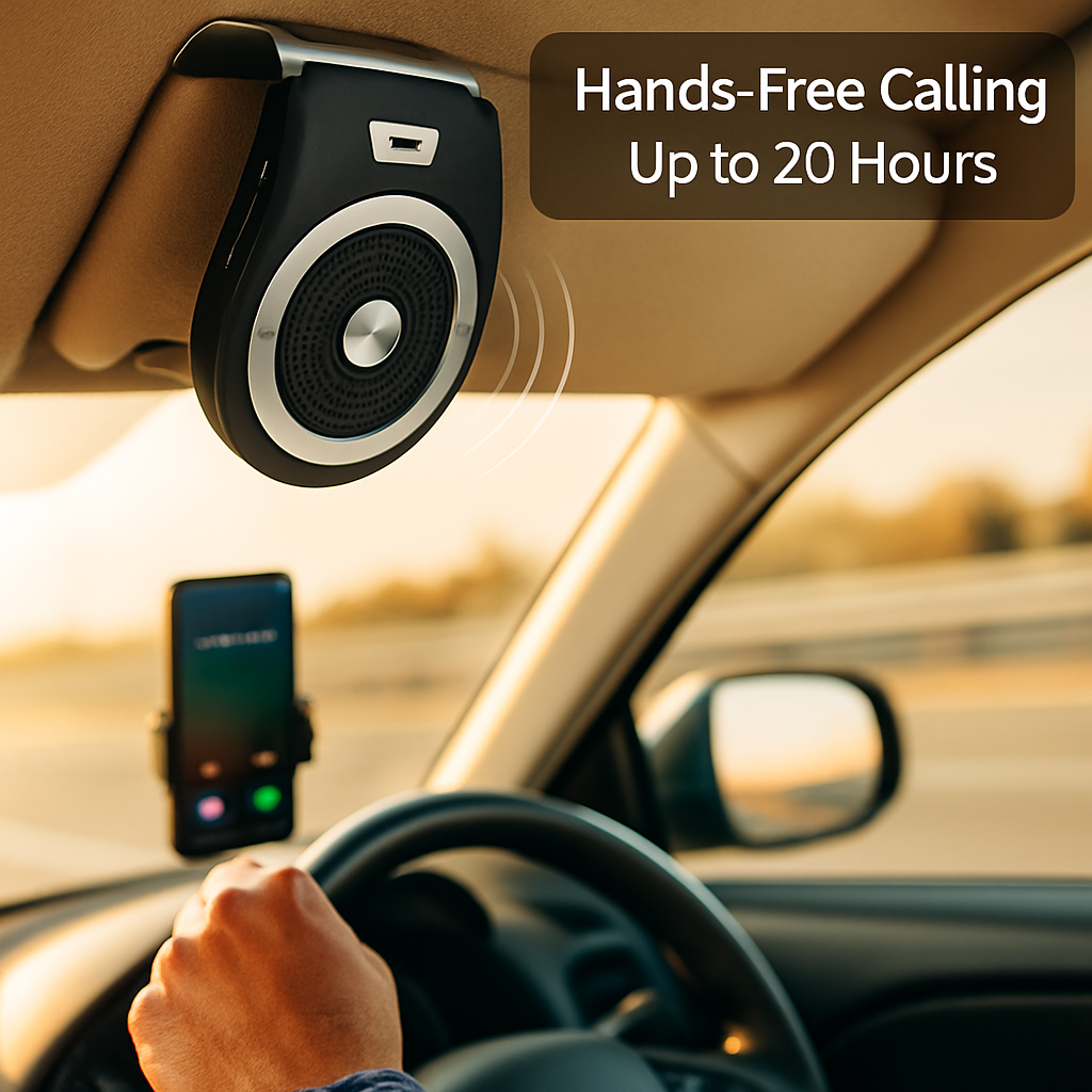 Wireless Car Speakerphone for Hands-Free Calls