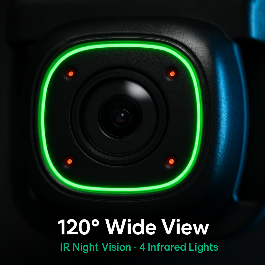 1080P Baby Car Camera for 2 Kids Dual Channel Car Baby Monitor Rear Facing Car Seat Camera with 120°Wide View 6.86In HD Split Screen Night Vision