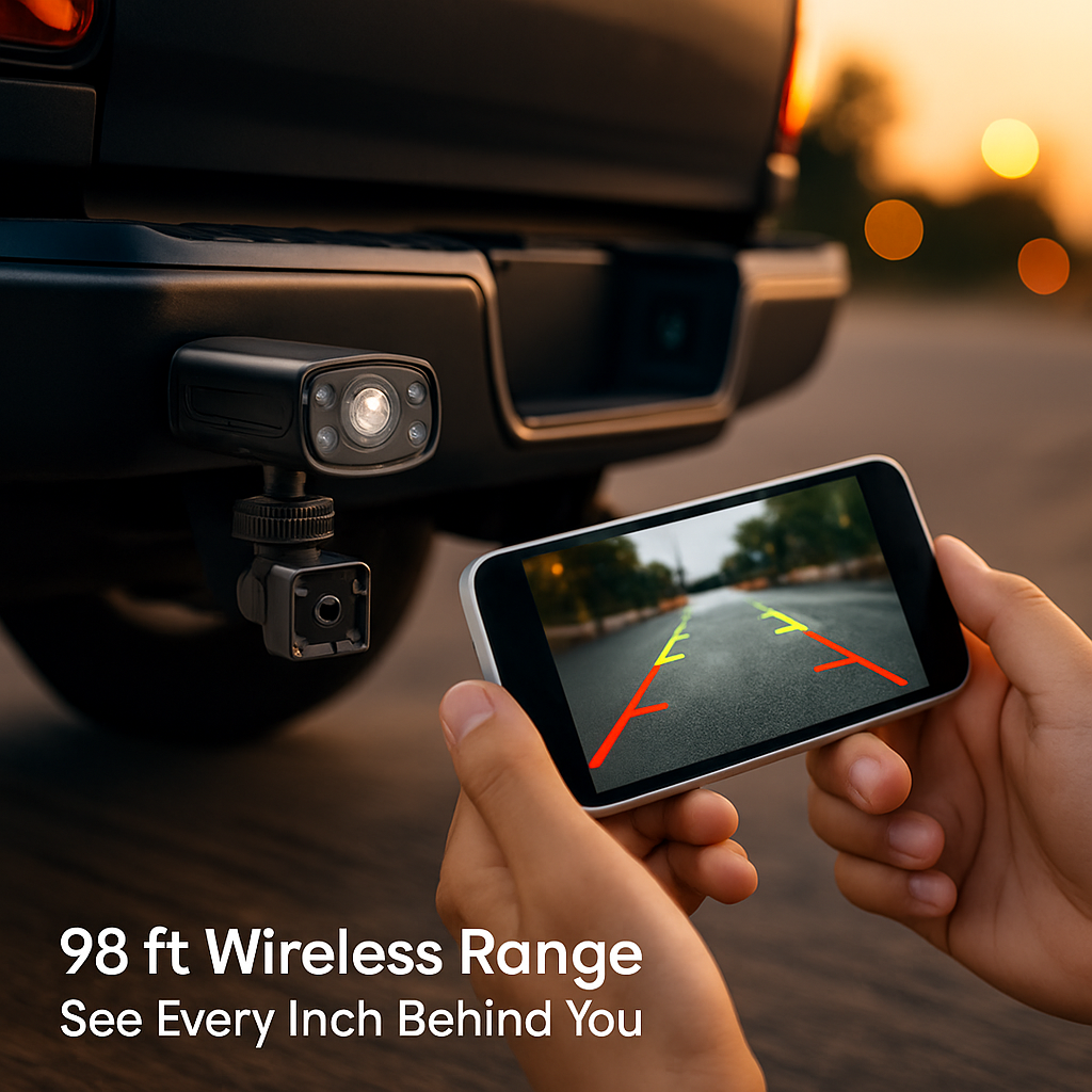 Wireless Backup Camera with Night Vision for Car and RV