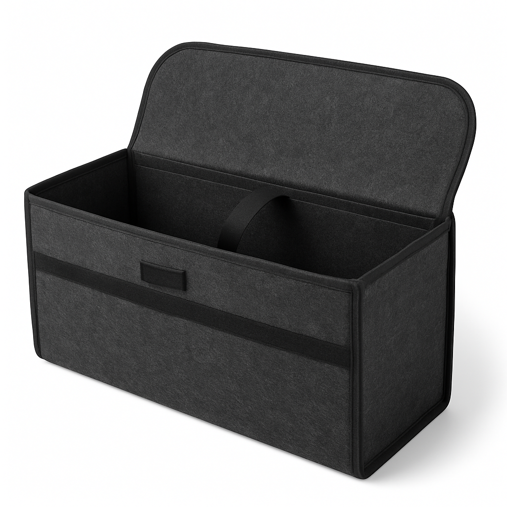 Car Boot Organizer Box - Collapsible Trunk Storage Case