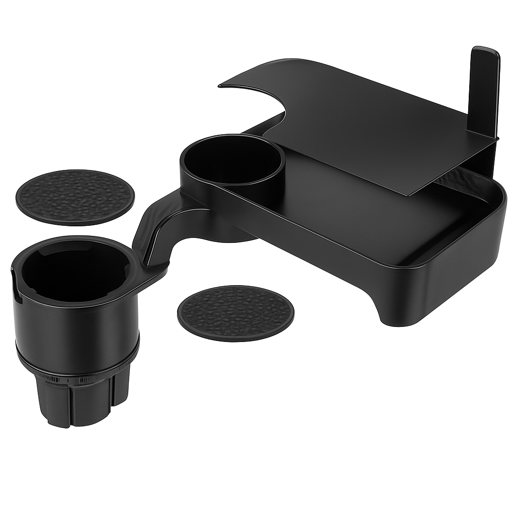 Car Cup Holder Tray Rotating Bottle Holder Mount