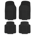 Automotive Floor Mats: Front & Rear PVC Trim-to-Fit