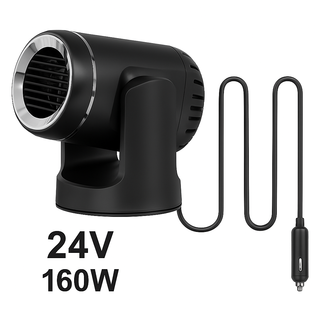 Portable Car Heater - 2-in-1 Heating & Defrosting Fan